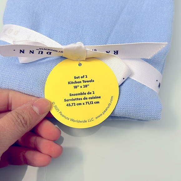 NWT Rae Dunn x Peanuts Dish Towels - Picture 3 of 5